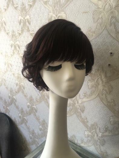 Tóc giả nữ trung niên xoăn Hàn Quốc cao cấp -TG49