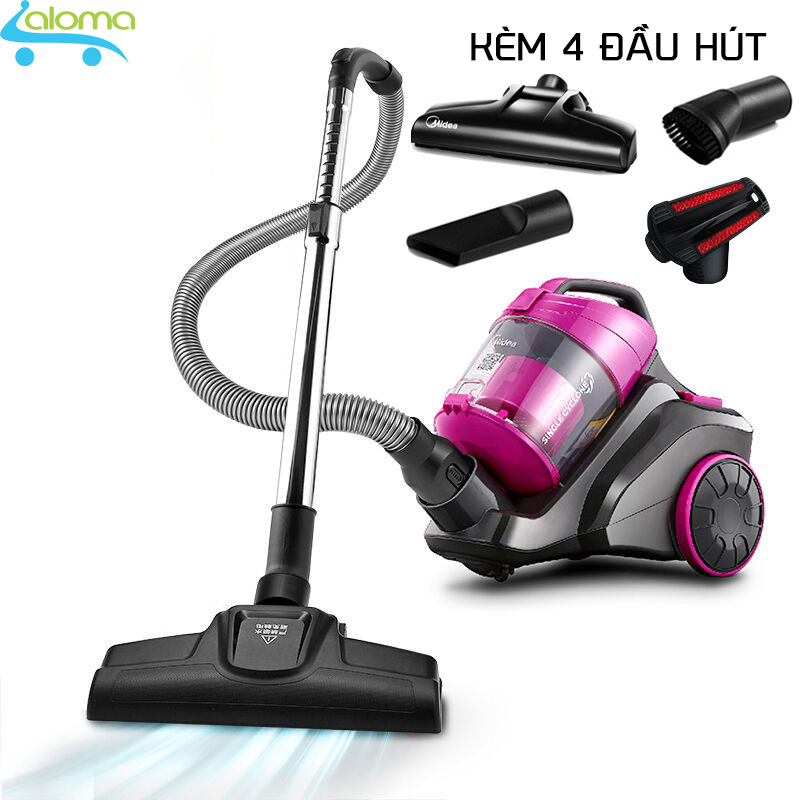 Máy hút bụi gia đình 1000W Midea L143C 4 đầu hút lõi lọc HEPA hút sàn hút rèm khe ghế sofa vệ sinh đồ gia dụng
