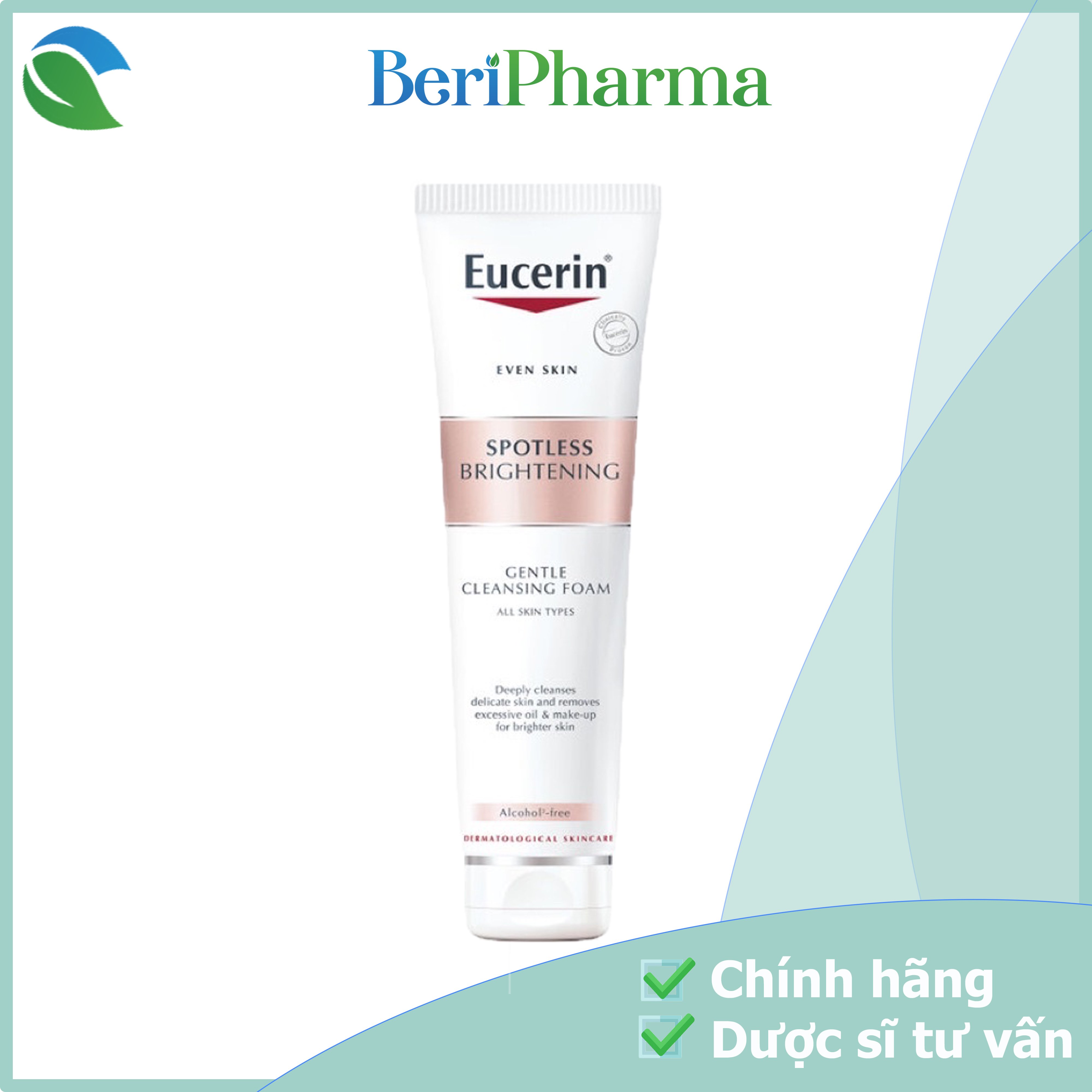 Eucerin Sữa Rửa Mặt Trắng Da Ultra White+ Spotless Cleansing Foam 150g