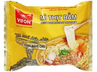 THÙNG 12/ 30 GÓI Mì  TƯƠI thịt bằm Vifon gói 70g