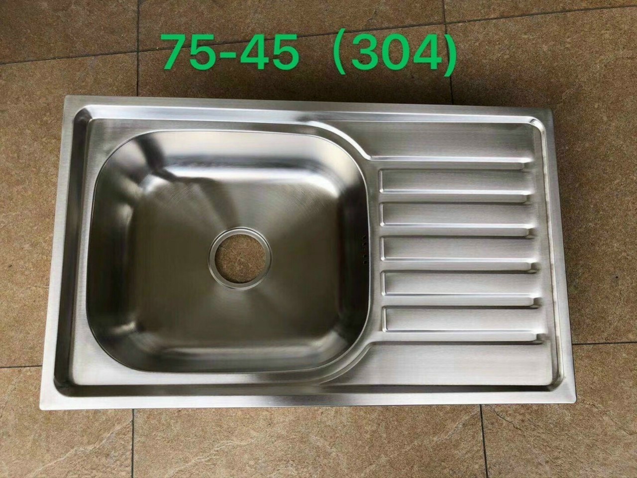 Bồn rửa chén đơn inox 304
