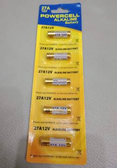 Trọn 1 vỉ 5 viên Pin 27A 12V Alkaline Siêu bền - Dùng cho Remote, Cảm biến, Báo Trộm