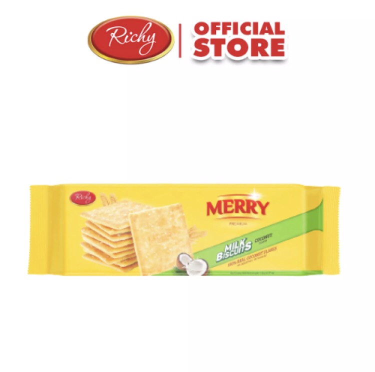 Bánh quy sữa dừa merry richy 120g