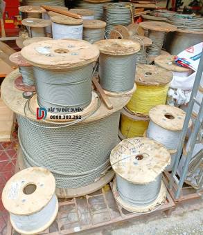 Dây cáp thép Mạ Kẽm / Bọc Nhựa / Inox 304 1li 2li 3li 4li 5li 6li (MM)