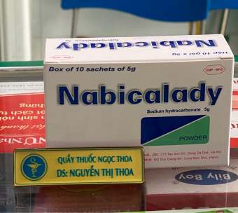 Muối rửa tạo môi trường kiềm Nabicalady - Hộp 10 gói