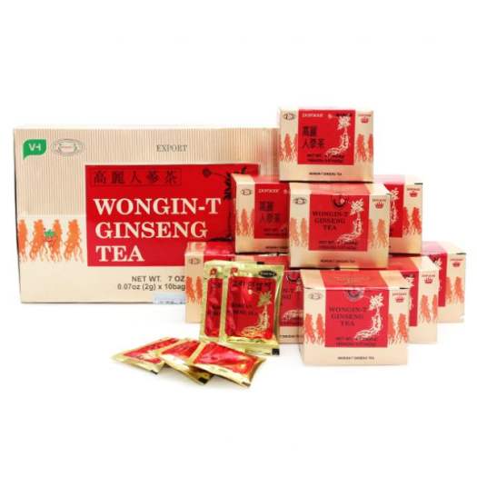 Hộp trà nhân sâm Hàn Quốc Wongin T Ginseng Tea (100 gói x 3g)