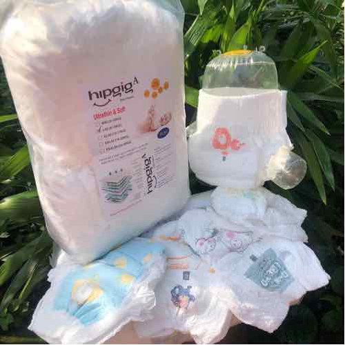 Combo 100 miếng bỉm tã quần hipgig đủ size m l xl xxl xxxl