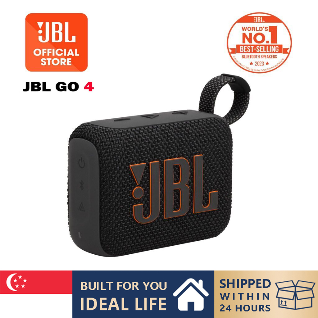 JBL Go 4 -Ultra-Portable Waterproof And Dustproof Bluetooth Speaker Punchy BassBig Pro Sound Rechargeable