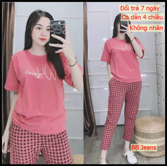 [ẢNH .T.H.Ậ.T.] Đồ Bộ Nữ Set Bộ Dài Thun Đồ Bộ Nữ Mặc Nhà Whats cực đẹp giá rẻ bất ngờ Chiwawa shop