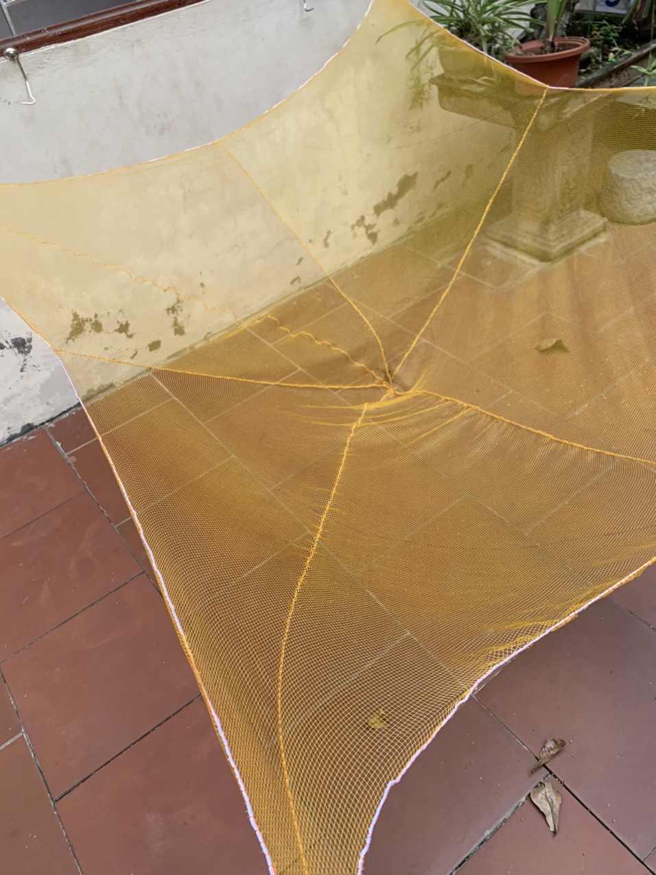 Vó Kéo Cá cao cấp Nghệ Nhân Gia Công , mắt 3li sợi 15 , bằng dù PE nhập khẩu , không thấm nước , độ bền cao