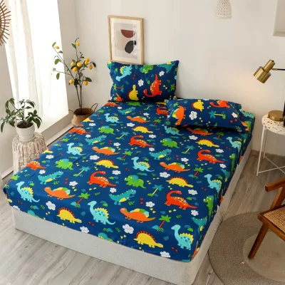 Unicorn Bedsheet Fitted Cadar Single Size Queen Size Bed Sheet King Super Single Bed Polyester Mattress Protector (3)