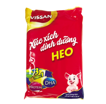 Xúc Xích Dinh Dưỡng Heo Vissan Gói 175g