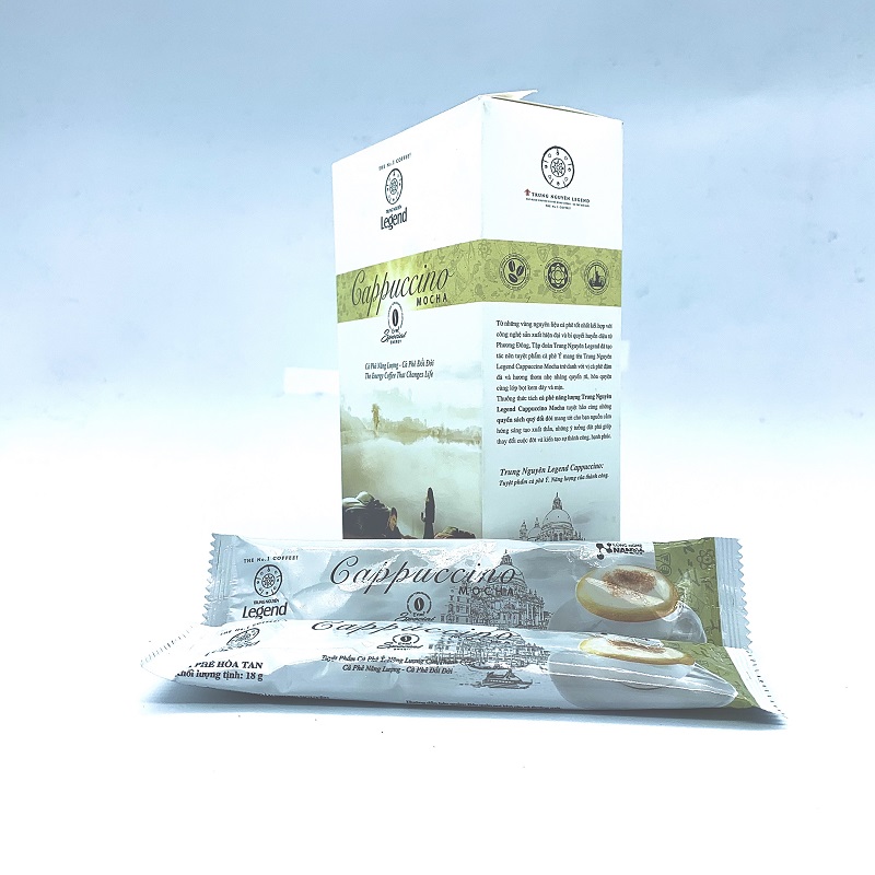 Cà phê Cappuccino Mocha Trung Nguyên - Hộp 12 Gói