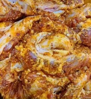 Chẳng dừng heo ướp sa tế 500g (giao tphcm)