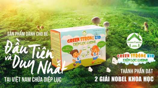 diệp lục lysine kid 30 gói