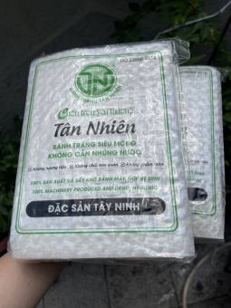 2 xấp bánh tráng mỏng TÂN NHIÊN cuốn rau sống đặc sản Tây Ninh