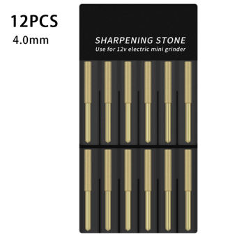 12 Cái Dũa Cưa Xích Máy Mài Cưa Xích Điện Đầu Mài Giũa Máy Mài Đá Mài