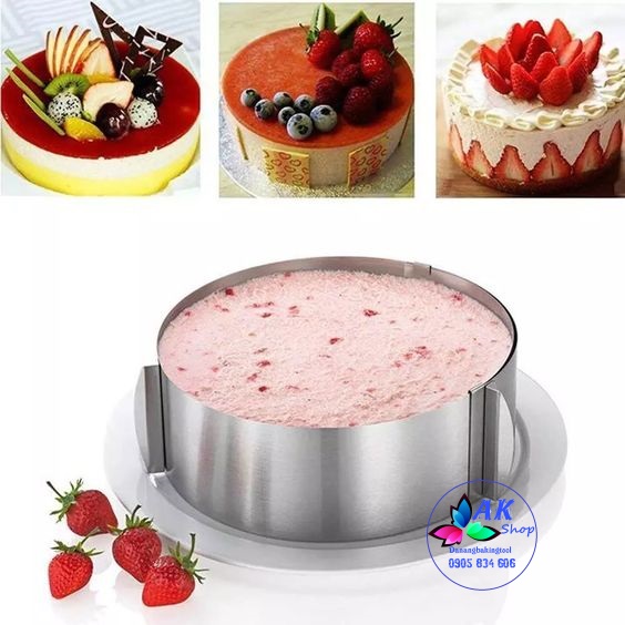 Khuôn ring mousse tròn 16-30