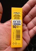50pcs Olfa AB-50s Stainless Steel Blade for SVR-1 180 Black A-1 A-2 A-3 A-5 300 NA-1SVR-2 PA-2 and XA-1.