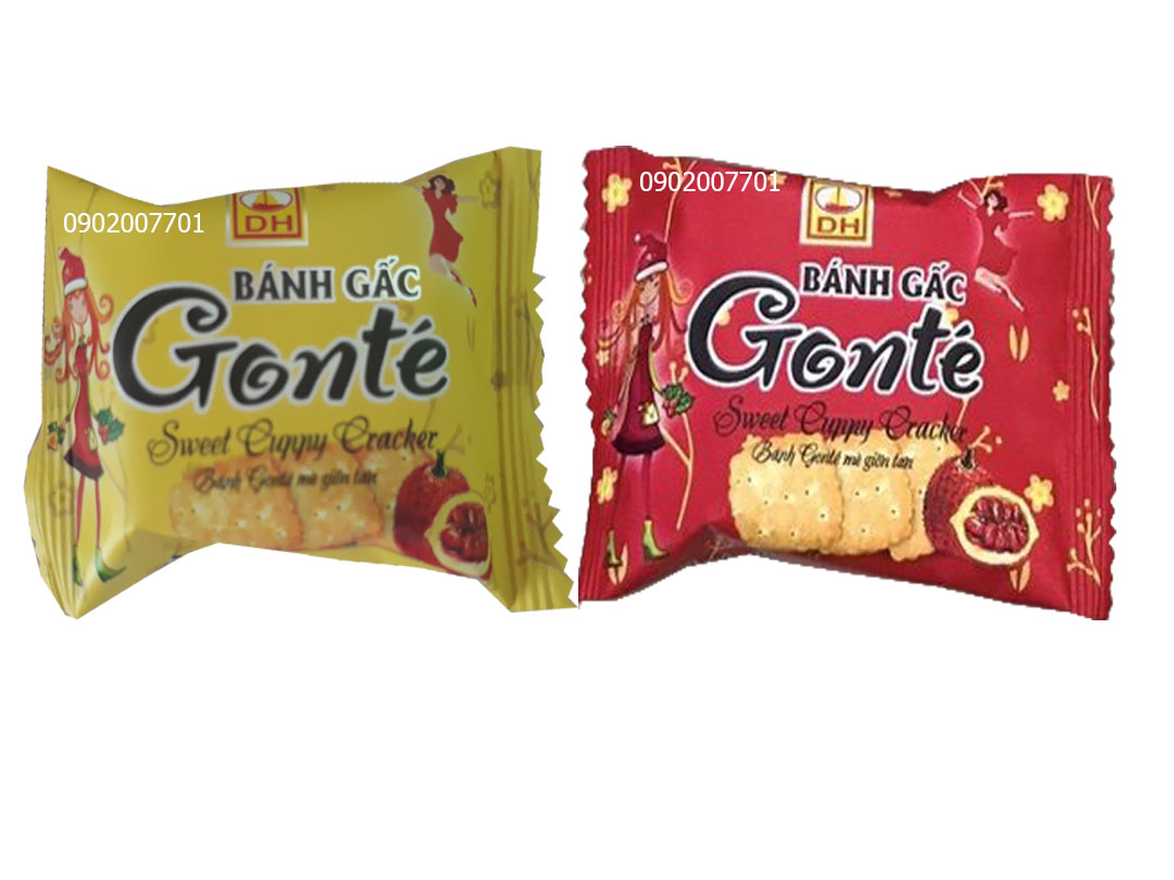 500g bánh gấc gonté đức hưng thơm ngon- đồ ăn vặt