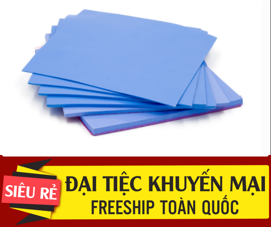 Miếng dán tản nhiệt thermal pad 100x100mm các loại, chất lượng cao