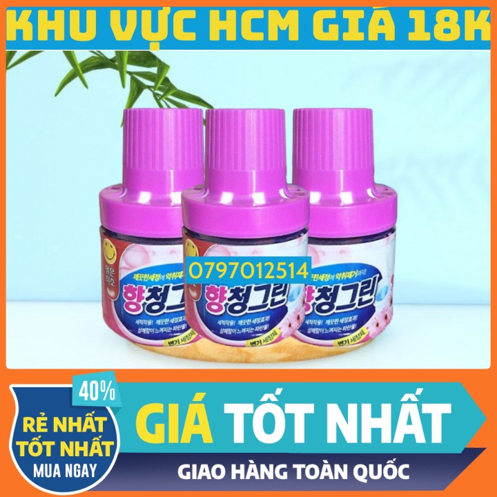 Combo 3 Cốc thả bồn cầu hàn quốc diệt khuẩn hương hoa Thả bồn cầu hàn quốc Thả bồn cầu thơm Chất tẩy và khử mùi bồn cầu Vệ sinh toilet