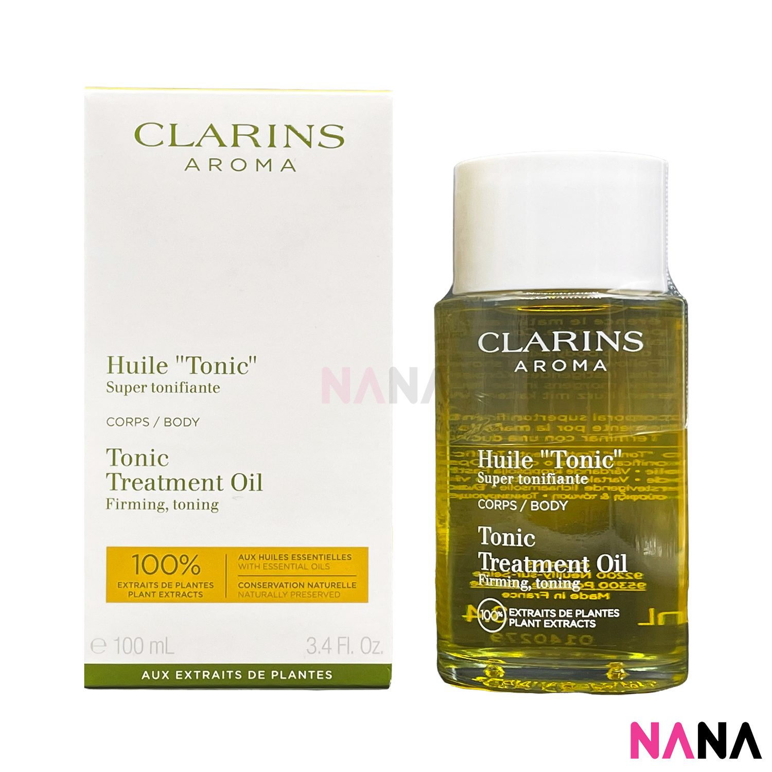 Clarins Huile "Tonic" Body Treatment Oil ทรีทเม้นต์ช่วยให้ผิวยืดหยุ่นเรียบเนียนและช่วยลดรอยแตกลาย(100ml) (New Packaging) ราคา 2,050 บาท*ส่งฟรี