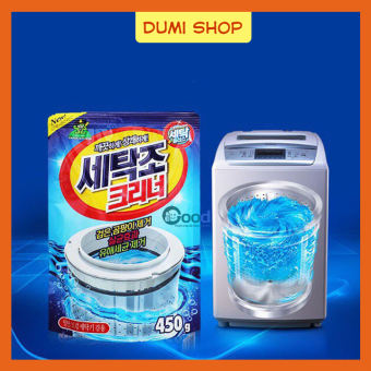 Bột tẩy lồng máy giặt Hàn Quốc siêu sạch 450g - Bột vệ sinh máy giặt - Dumi Shop