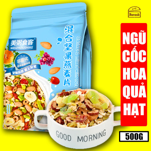 Grain weight loss mix seeds dried oatmeal oat meizhoushike 500gfive