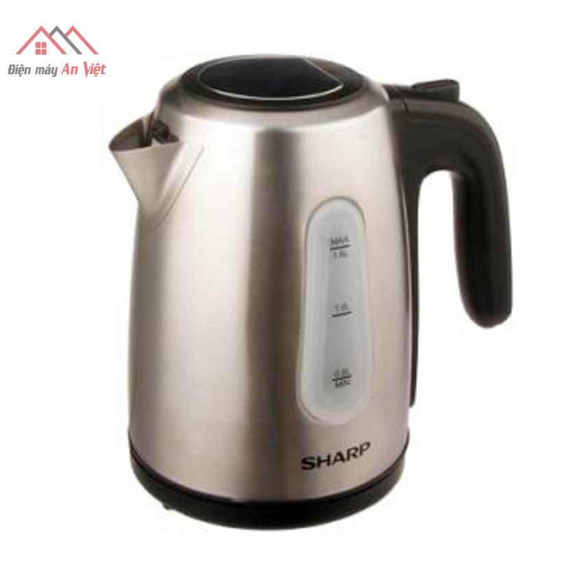 Ấm siêu tốc 1.5 lít sharp ekj-15evs-st - hàng chính hãng