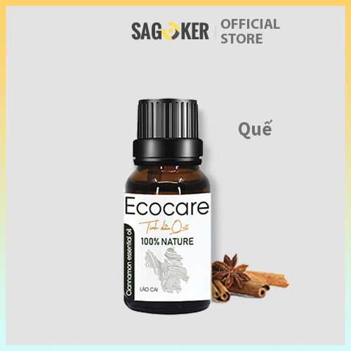 Tinh dầu vỏ quế 10ml ecocare, mã tde977_que