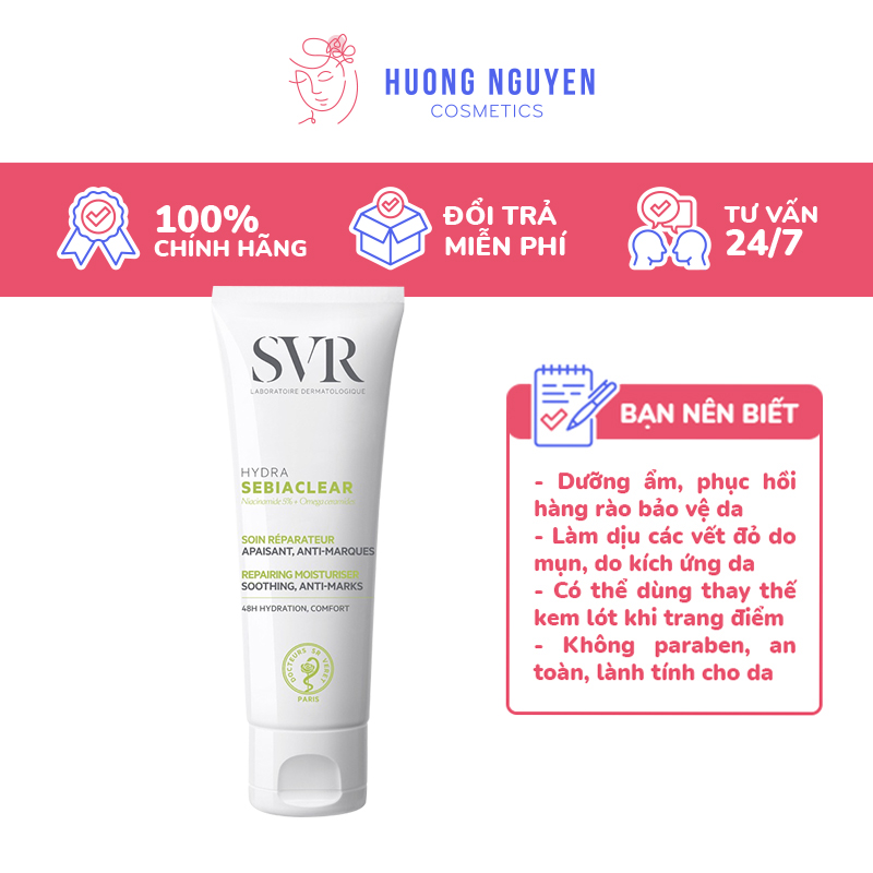 Kem Dưỡng Ẩm SVR Sebiaclear Hydra 40ml