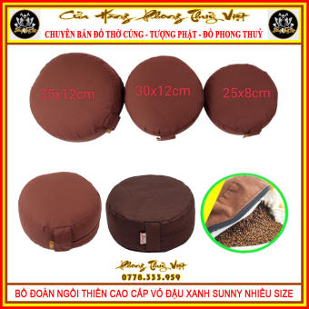 BỒ ĐOÀN NGỒI THIỀN CAO CẤP VỎ ĐẬU XANH SUNNY NHIỀU SIZE HÀNG CAO CẤP