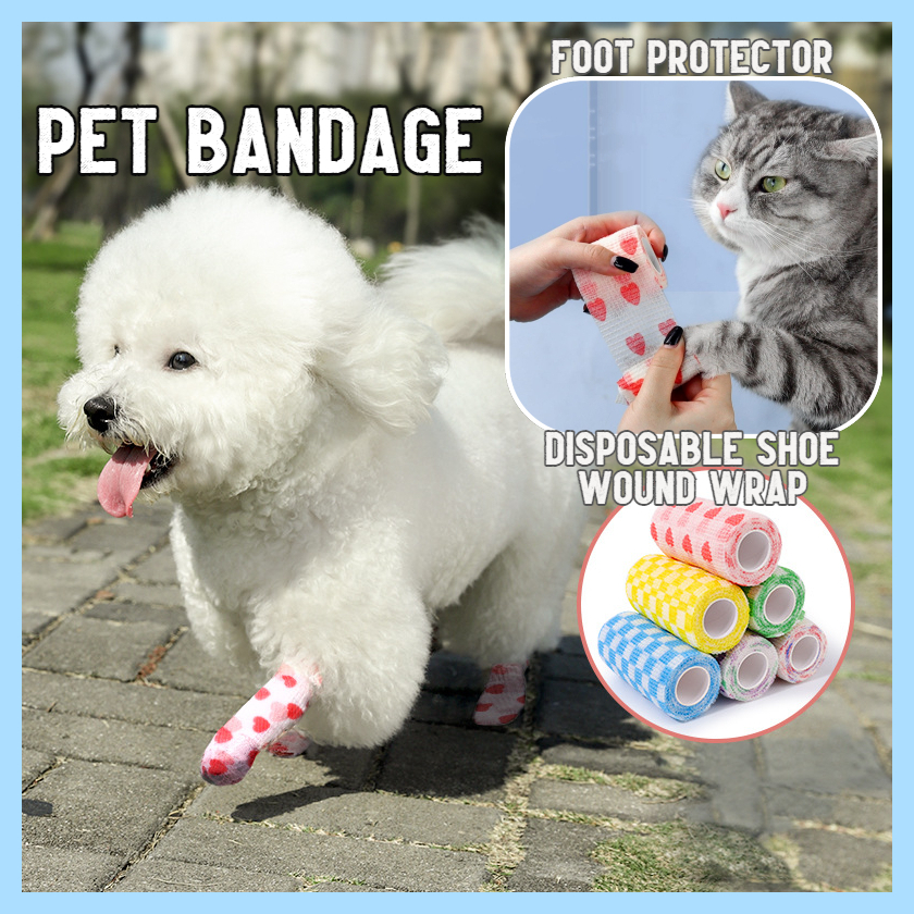 Dog foot bandage clearance protector