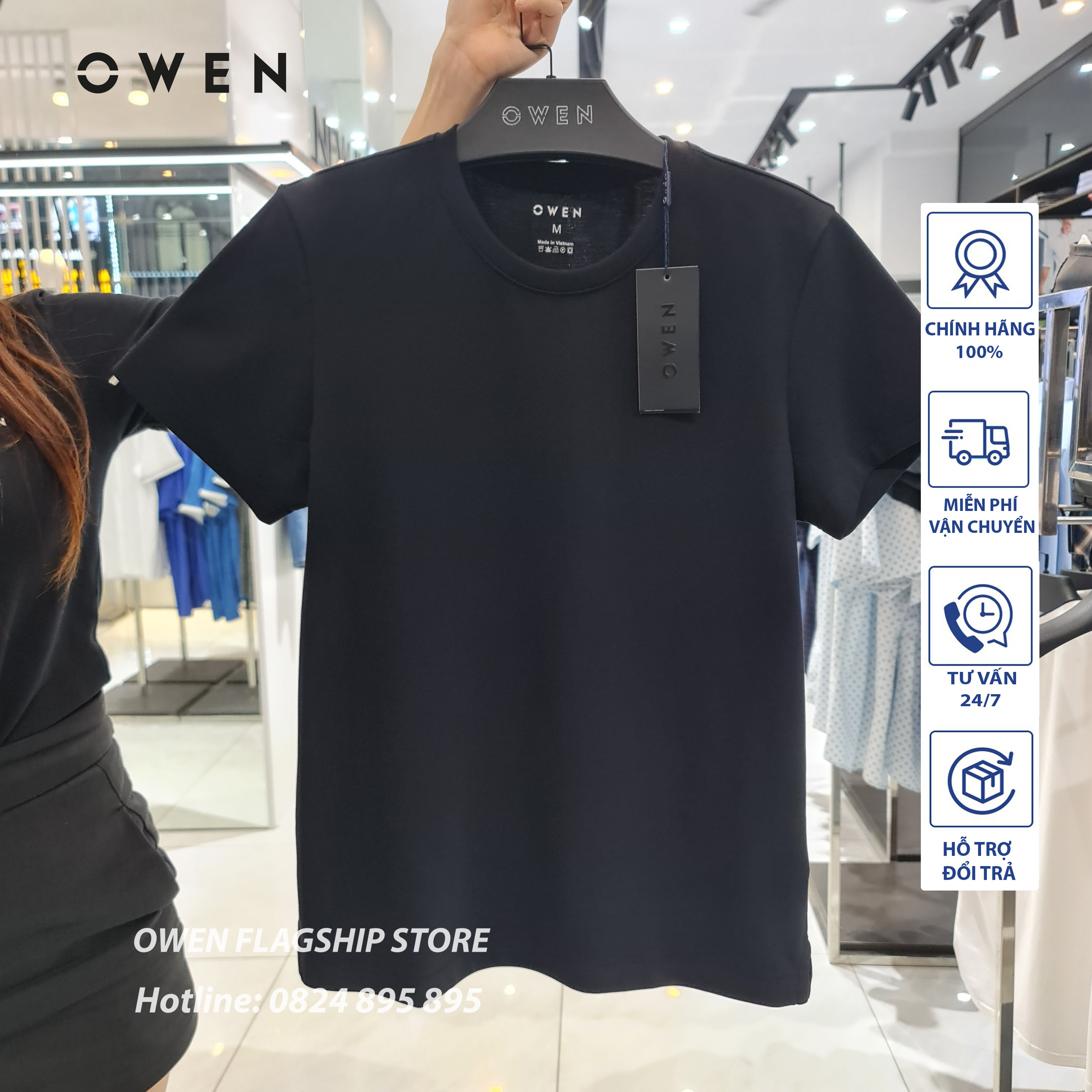 Owen - áo thun nam owen - mã tsn220372 - owen flagship store