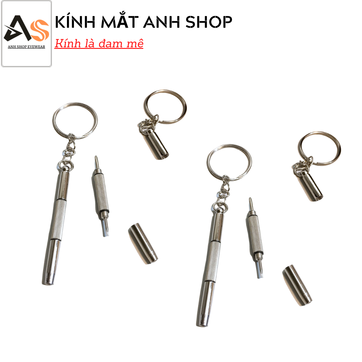 [3-5/8 Hoàn Tiền 25%] Tua vít chỉnh sửa kính vặn kính 2 đầu 4 cạnh và 2 cạnh
