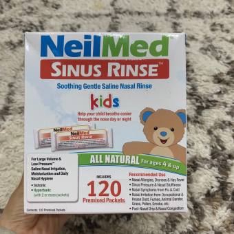 Muối rửa mũi Neilmed trẻ em 120 gói không gồm bình rửa