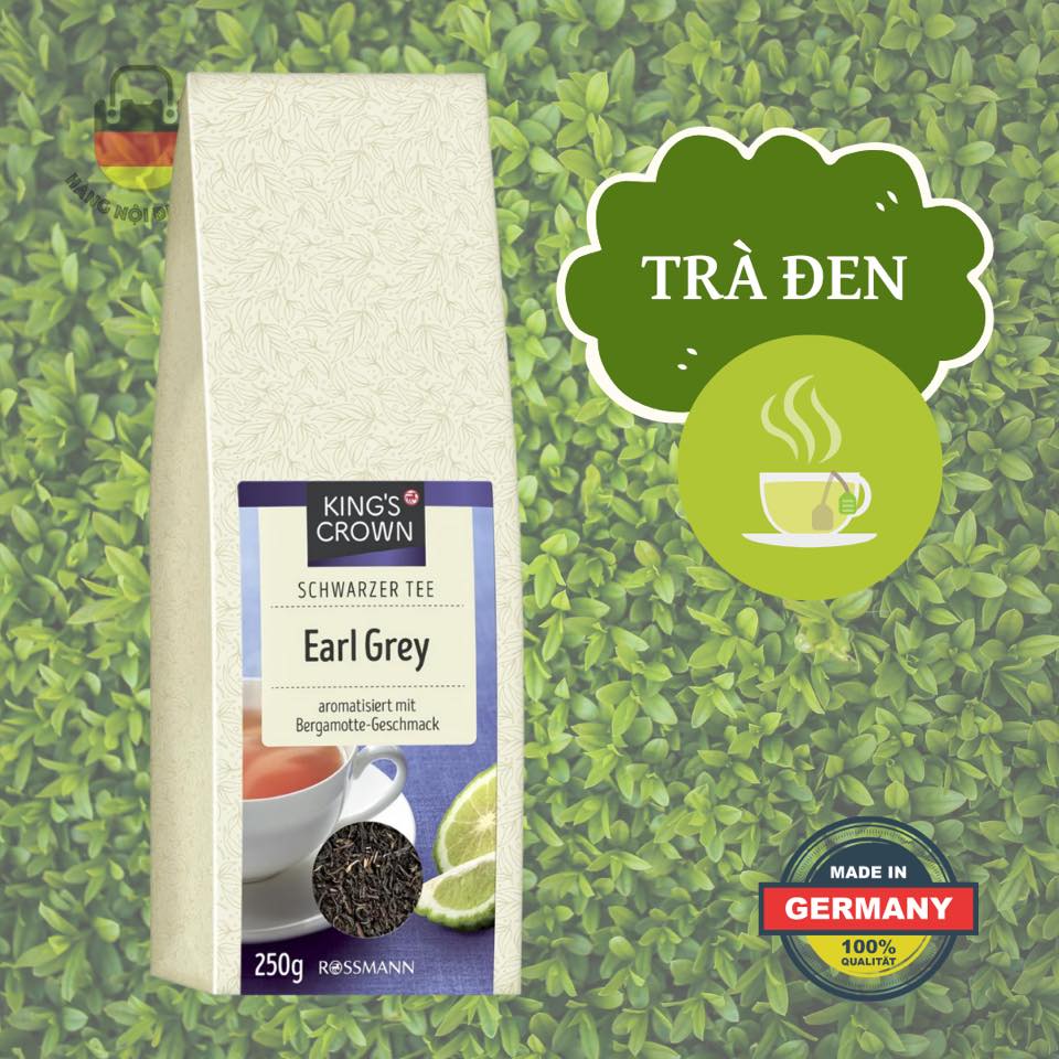 Trà King's Crown Earl Grey hương cam bergamotte - Hàng Đức