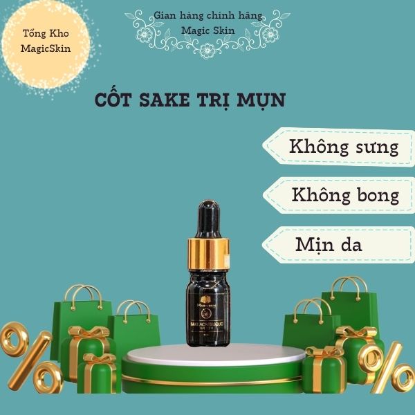 Tinh cốt ngừa mụn - Sạch mụn trắng da