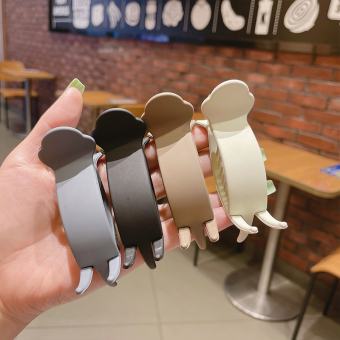 Kẹp tóc càng cua trơn 3 răng màu đơn giản K133