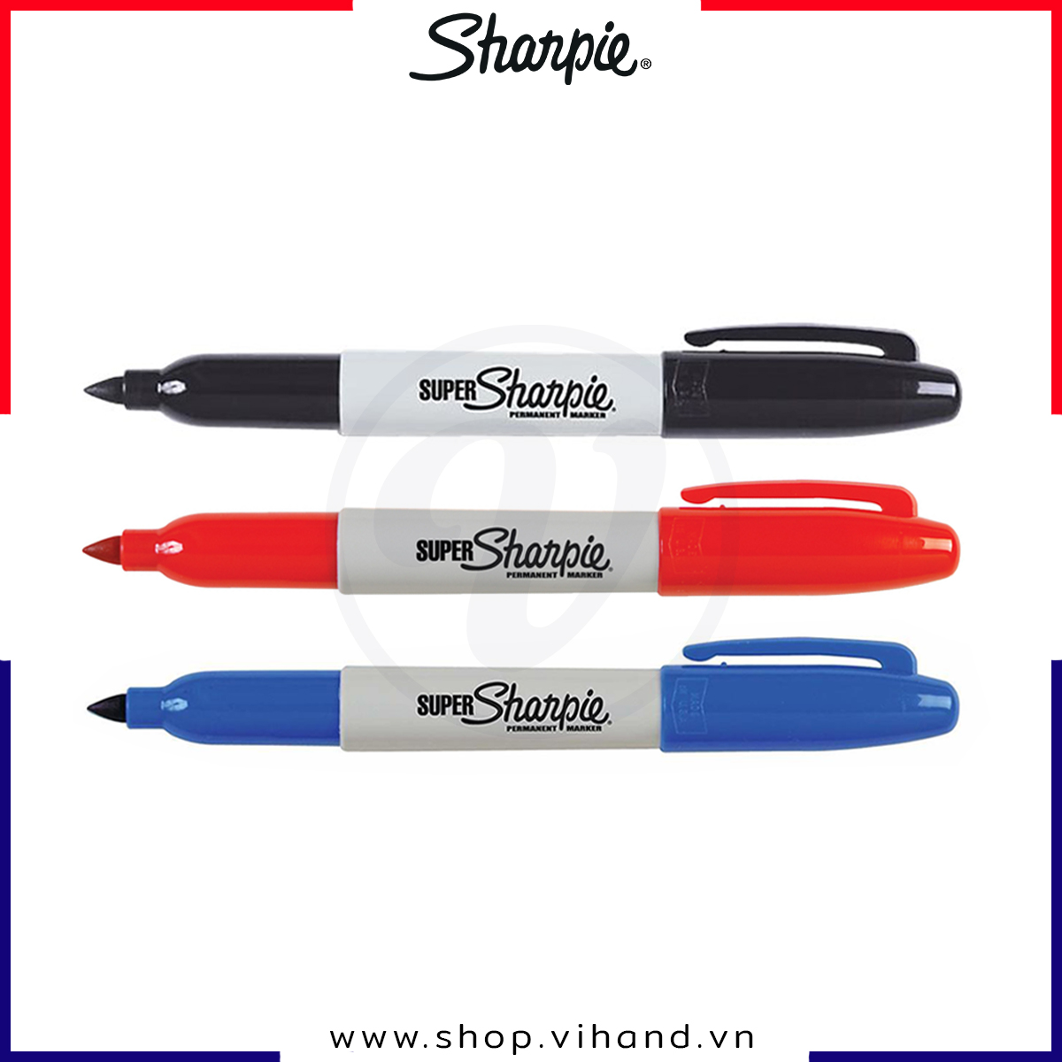 Bút lông dầu vẽ trên mọi chất liệu ngòi lớn Sharpie Super Fine