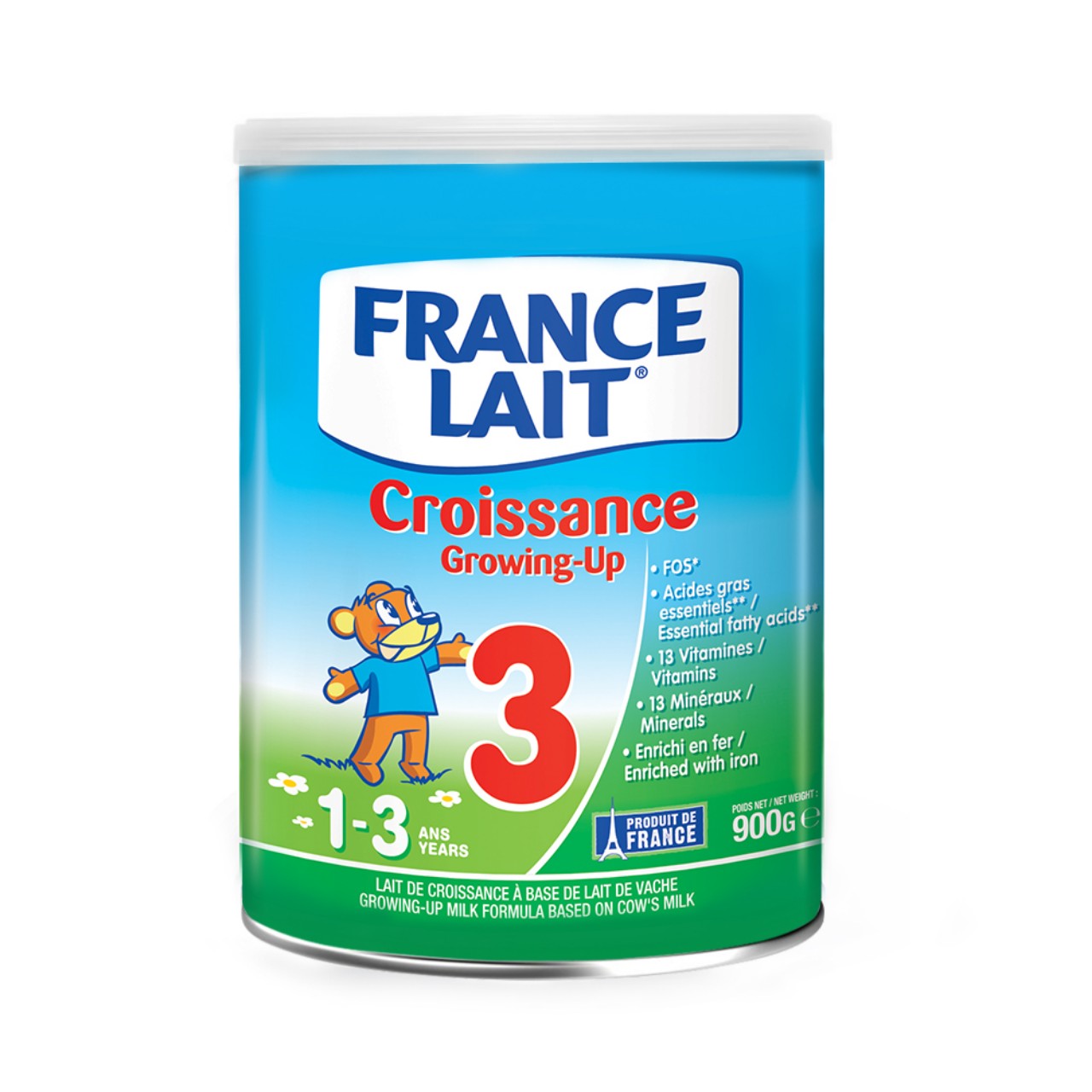 Sữa bột france lait pháp số 3 900g