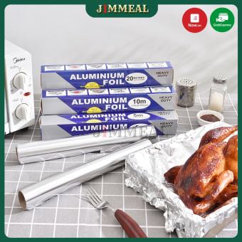 Giấy Bạc Nướng Thức Ăn, Màng Nhôm Nướng Thịt, Bảo Quản Thực Phẩm Nồi Chiên Không Dầu, Lò Nướng 30cmx5,10,20m