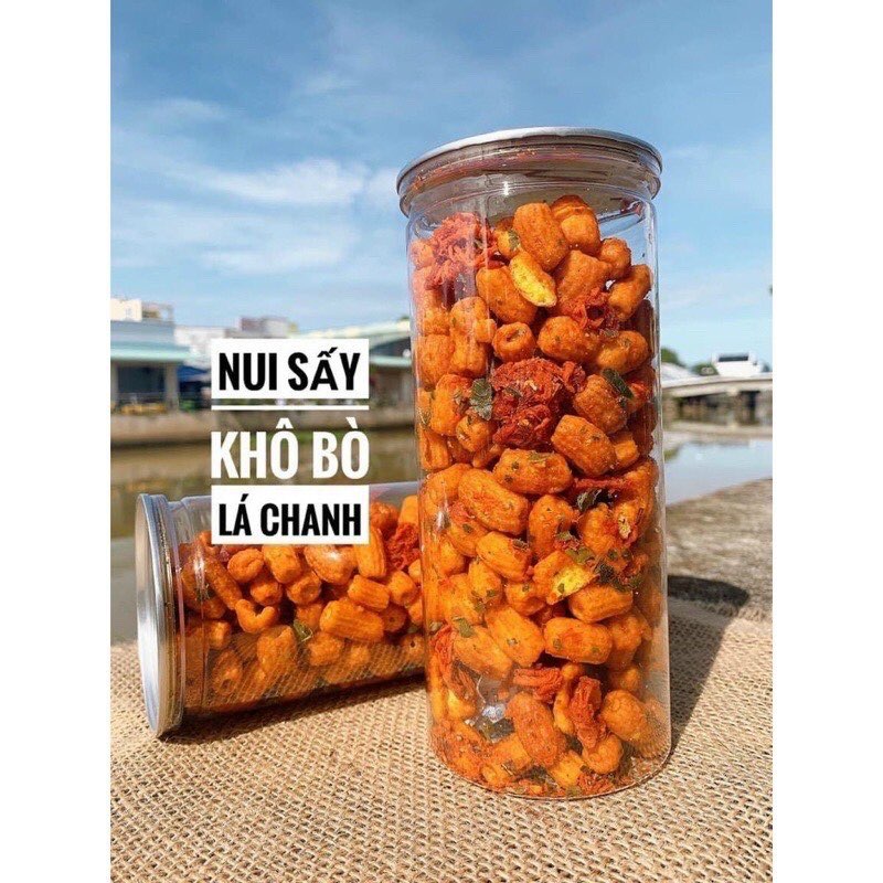 Nui sấy khô bò lá chanh- loại ngon- hộp 350gr