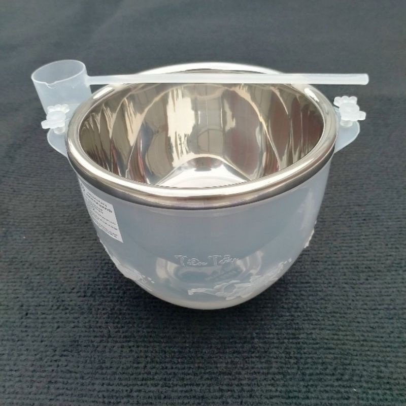 Bộ bát đựng rượu và ướp lạnh bằng inox, dụng cụ ướp lạnh trái cây và rượu bằng inox tặng kèm gáo múc
