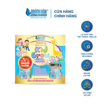 Lốc 6 Lọ Nước Yến Sào Kid Grow Vị Tự Nhiên 70ML Bổ Sung Dinh Dưỡng Cho Trẻ Em- Khánh Hòa Nutrition