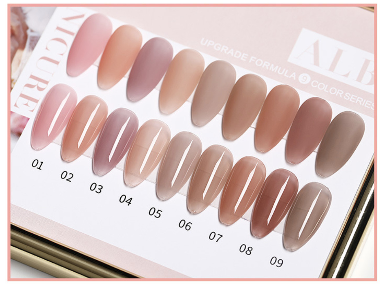 Sơn gel thạch as mẫu mới chai đỏ mã alb 15ml chính hãng
