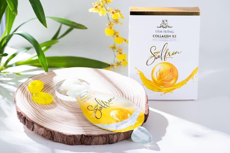 Miễn Ship Set Tắm trắng Mix Saffron Collagen X3 Luxury - Tắm trắng Colagen X3 - Mỹ Phẩm Đông Anh Chính Hãng Của Nhà Nguyễn Huỳnh Như