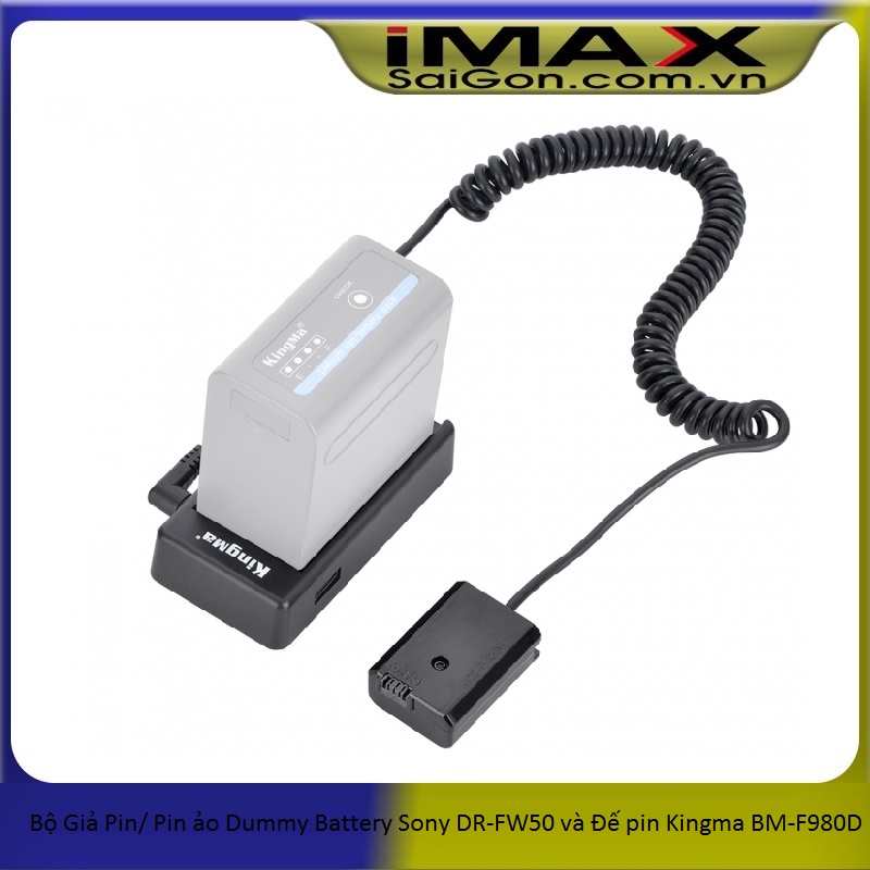 Giả pin/ pin ảo dummy battery fujiflim np-w126 và đế pin kingma bm-f980d