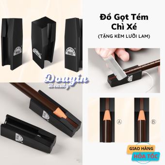 Chuốt Chì Kẻ Mày Bút Chì Vẽ Lông Mày Dạng Gọt Kèm Đồ Chuốt Tiện Dụng Dành Cho Người Mới Bắt Đầu DD05